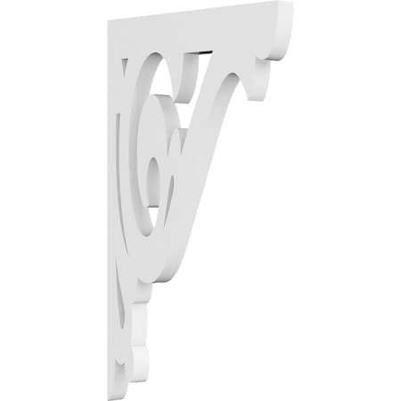 Ekena Millwork Bordeaux Architectural Grade PVC Bracket , 5/8"W X 6 1/2"D X 11"H BKTP01X06X11BO